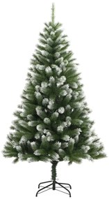 csuklópántos műkarácsonyfa hóval 120 cm