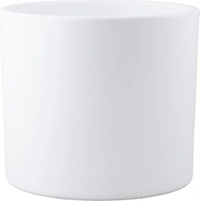 Virágtartó Fedél 20cm fehér skandináv kerámia erkélyre bonsai