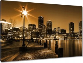 Vászonkép 120x80 Éjszaka Éjszakai város