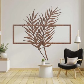 Fa kép minimalista levelekkel keretben - FERNS