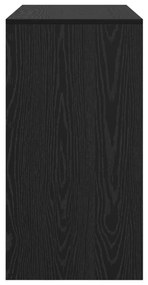 vidaXL Fekete tölgy íróasztal Fekete tölgy Mérnöki fa 100 x 40 x 76 cm