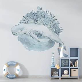 Gario Falmatrica gyerekeknek Ocean - beluga Méret: 95 x 83 cm