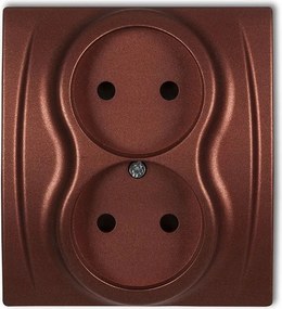 Dupla aljzat barna met. 9LGP-2 Logo Karlik