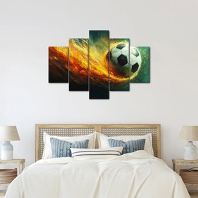 Kép - Focilabda repülés közben (150x105 cm)