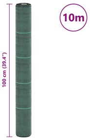 zöld PP talajtakaró membrán 1x10 m