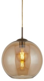 Searchlight 1621AM - Csillár zsinóron BALL 1xE27/60W/230V bronz