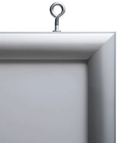 Világító LED deszka 70 x 100 cm, kétoldalas, alumínium