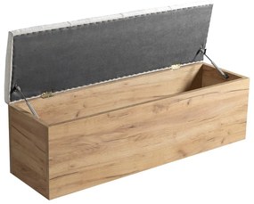 Világosszürke-natúr színű pad Kumo – Bobochic Paris