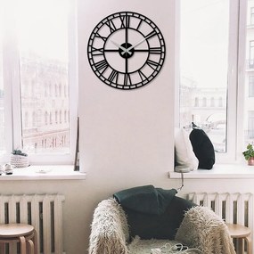 Enzoclock fém falióra, 48×48 cm – S002