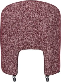 Borvörös kárpitozott irodai szék Cordo – WOOOD