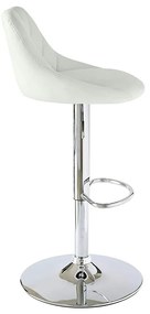 2 db háttámlás bárszék, 2 színben-fehér