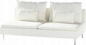 Dekoria Ikea Söderhamn 3 személyes modul tok, fehér