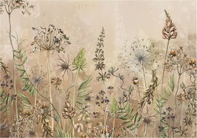 Fali fotótapéta előszoba konyhába Rusztikus virágok 208x146 Ragasztó