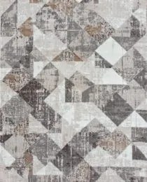 RÖVID BOLYHOS SZŐNYEG LUXESS SZÜRKE 10128A Méretek: 160 x 230