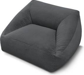 Sötétszürke műszőrme babzsákfotel Lilibet – Bobochic Paris