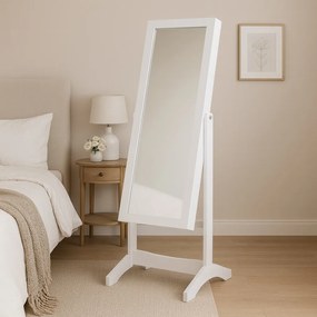 Ékszertartó szekrény tükörrel 34 x 35,5 x 120 cm