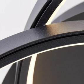 Brilliant - LED Mennyezeti lámpa LABYRINTH LED/40W/230V átm. 39,5 cm fekete