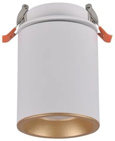 Beépíthető spotlámpa HARON 1xGU10/10W/230V fehér/arany