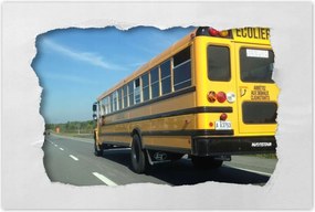 Poszterek 90x60 Sárga Schoolbus