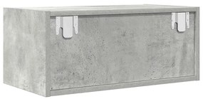 2 db betonszürke szerelt fa TV-szekrény 60x31x25,5 cm