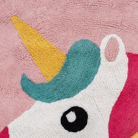Pamut gyerek szőnyeg ø 100 cm Unicorn – Ixia