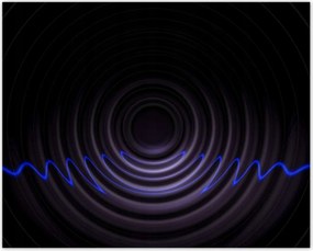 Poszterek 50x40 Zenei hullámok