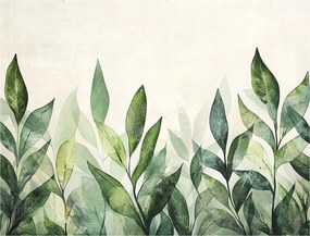 Fotótapéta Levelek Zöld Természet Flizelina Hálószoba Nappali Tapéta 200x140