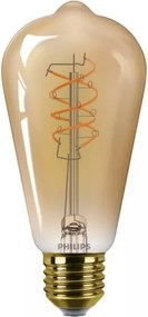 Fényerőszabályozható LED izzó VINTAGE Philips ST64 E27/7,3W/230V 2200K CRI 90