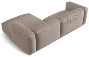 Bézs moduláris sarokkanapé (jobb oldali) Martina – Micadoni Home