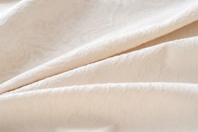 Sötétítő függöny DUNES VELVET 140x250 cm, krémszínű Felfüggesztés: Fém gyűrűk
