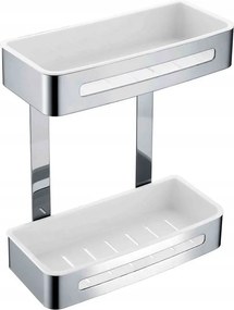 Stella dupla kosár, műanyag betét 16.071 króm