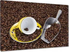 Vászonkép 120x80 Természetes kávé szemes