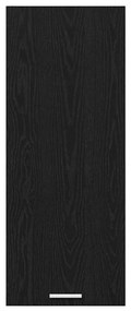 Függő szekrény Riga Fekete tölgy 40 x 31 x 100 cm Faanyag