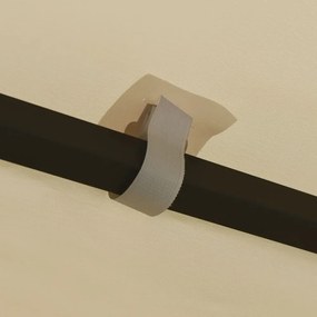 krémszínű pavilon 3 x 6 m