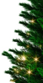 Casaria RUDOLPH műkarácsonyfa, 150cm, zöld, fényfüzérrel