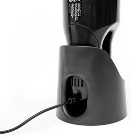 Hordozható újratölthető autós porszívó 75W/2000 mAh fekete