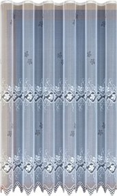 Mg Függöny 22257 jacquard erkély 200x230cm kész pol szalaggal