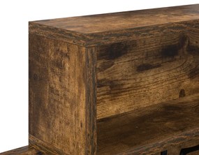 Fali Kabáthorog Füstölt tölgy 100 x 12 x 43.5 cm Faanyag