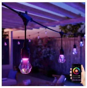 Nanoleaf Nanoleaf NF084K02-20SLO - LED RGBWIC fényfüzér 20 LED, 15m, Wi-Fi, IP65 NL0061
