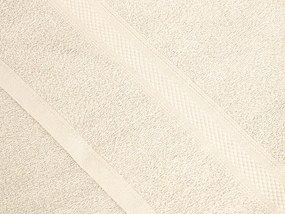 CLARYSSE ELEGANCE törölköző 60x110 cm krémszínű, 100% pamut