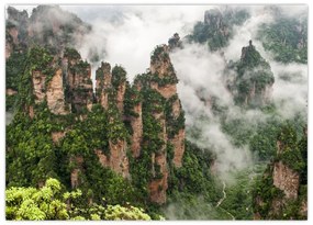 Kép - Zhangjiajie Nemzeti Park, Kína (70x50 cm)