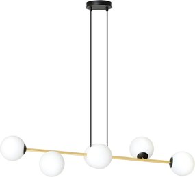 Emibig modern függeszték gravity fehér fekete arany emi1241/6