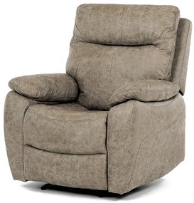 Relax fotel vezeték nélküli elektromos vezérléssel, bézs vintage szövettel. TV-4094 LAN3
