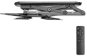 MK FLORIA MKF-20DM444 - Intelligens mennyezeti tartó TV-hez 55" fekete Wi-Fi TUYA + + távirányító