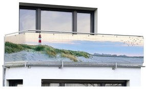 Műanyag belátásgátló erkélyre 500x85 cm North Sea Coast – Maximex
