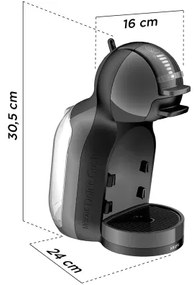 Krups - Kapszulás kávéfőző NESCAFÉ DOLCE GUSTO MINI ME 1500W antracit