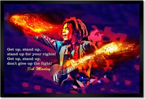 Poszterek keretben 60x40 Bob Marley a koncerten