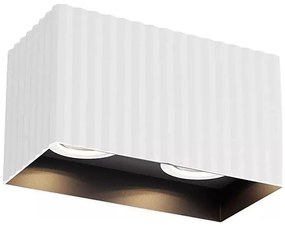 Redo 01-3410 - DELPHI spotlámpa 2xGU10/7W/230V 16,1x8,1 cm fehér