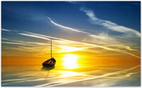 Fotótapéta flizelina 520x318 Magányos hajó Nyugat