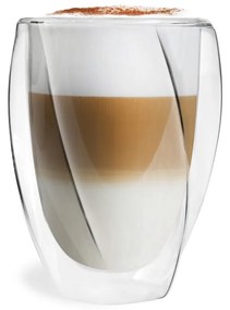 Latte 2 db duplafalú pohár, 300 ml - Vialli Design